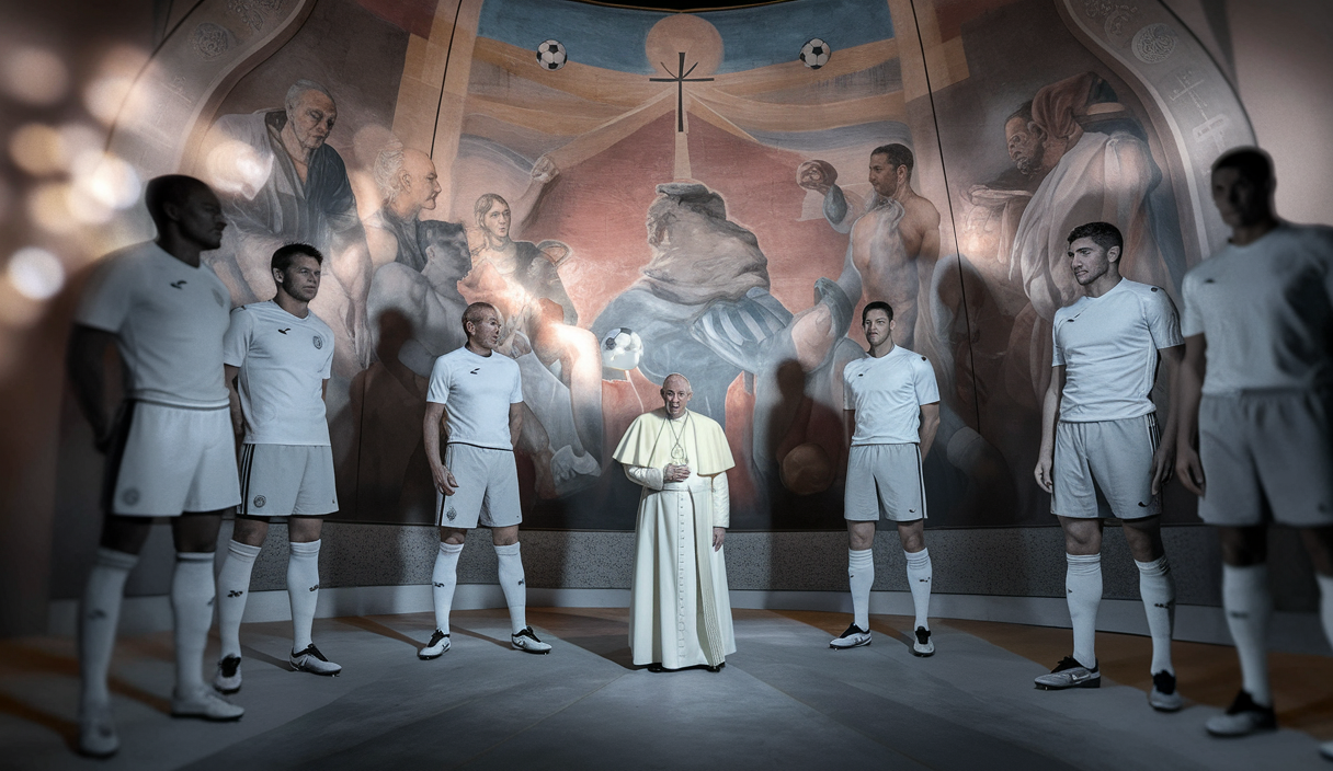 Un hommage vibrant au Pape François avec des légendes du football annoncées par Gianni Infantino