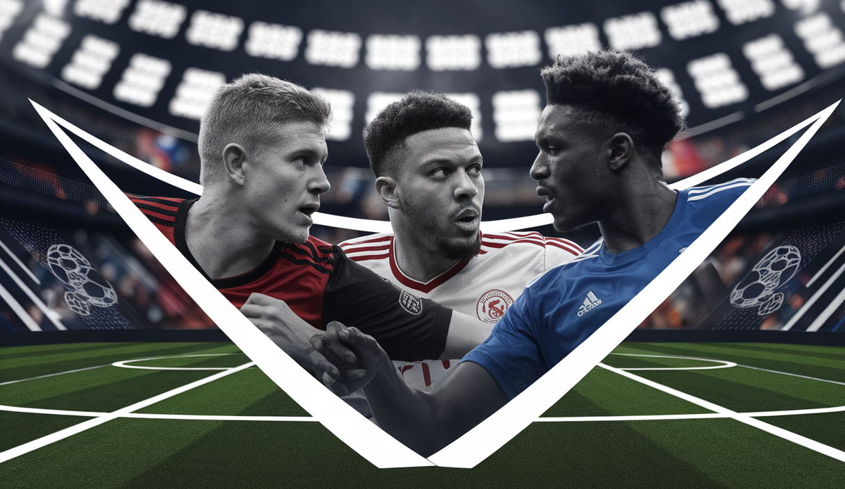 Interprétation artistique des tensions internes et des transferts dans le monde du football