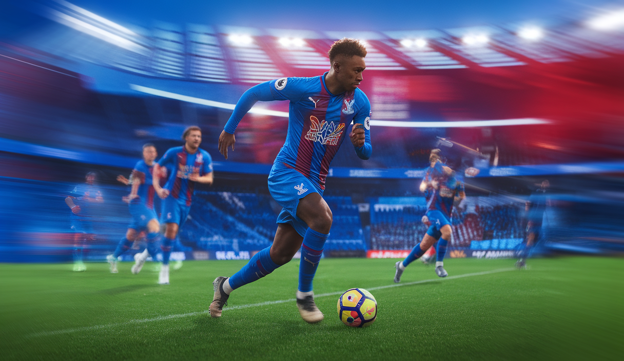 Portrait de Hindolo Mustapha en plein match, vibrant et inspirant