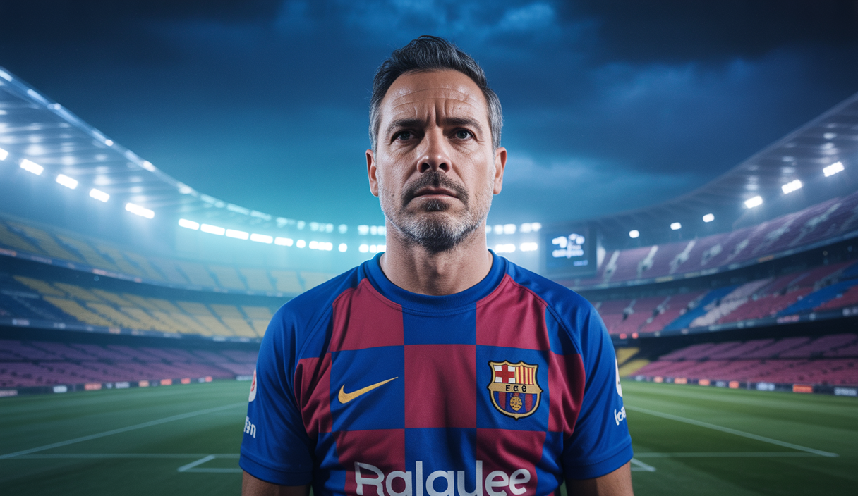 Ronald Araujo en tenue du FC Barcelone, pensif sur son avenir