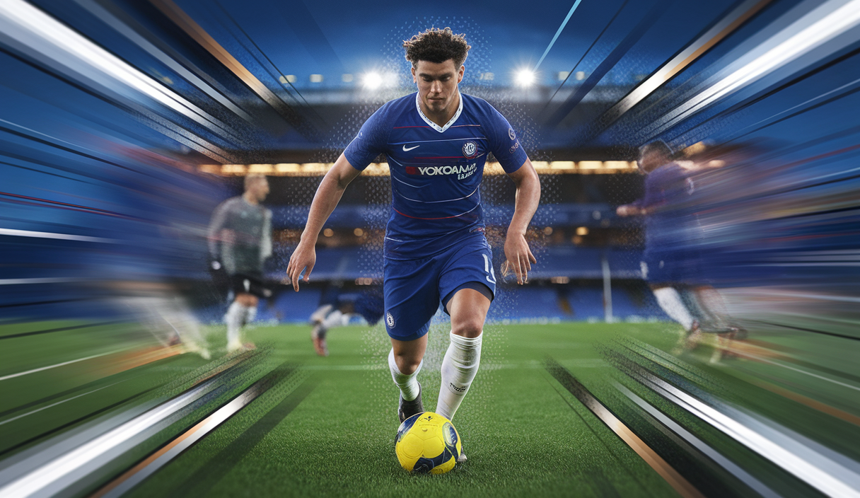 Cole Palmer en action avec Chelsea, démontrant son talent exceptionnel dans le football moderne