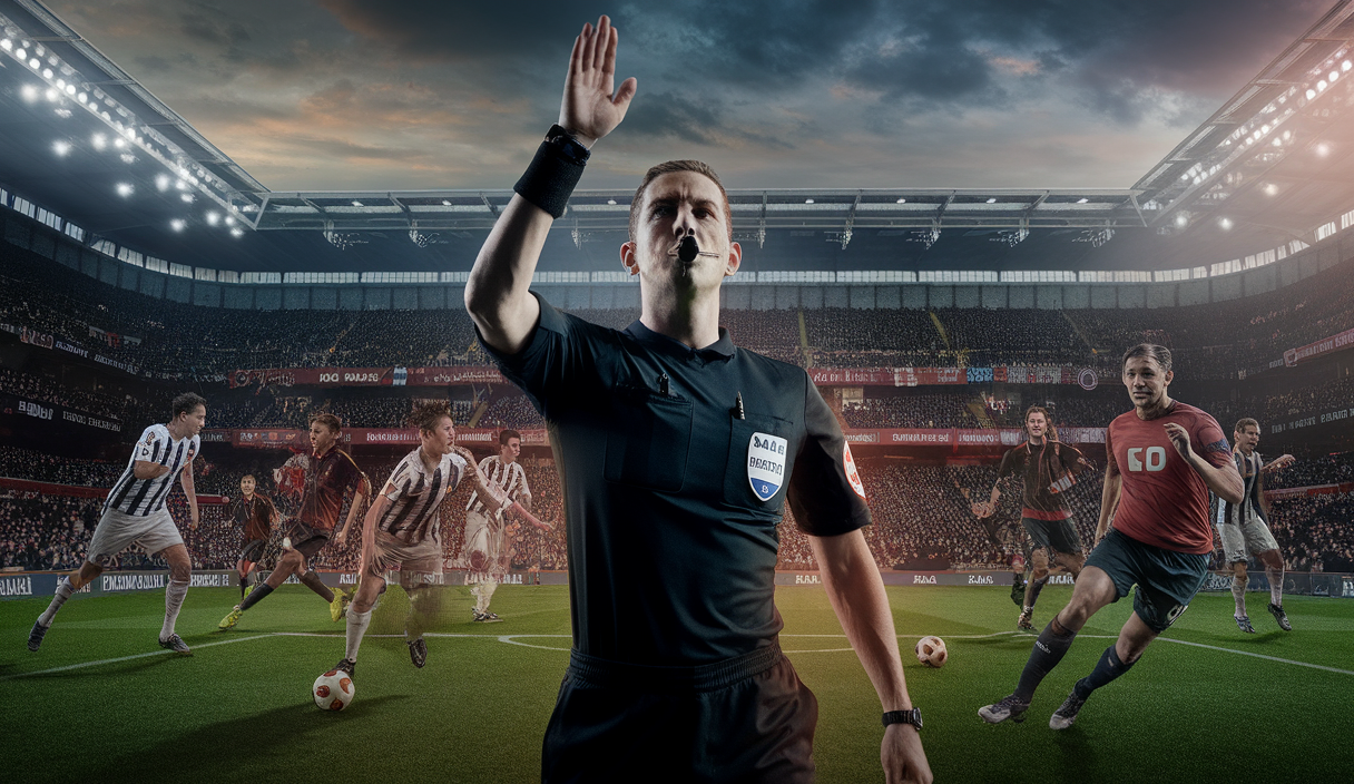 Image de la controverse arbitrale lors d'un match de football en finale de la Coupe du Roi