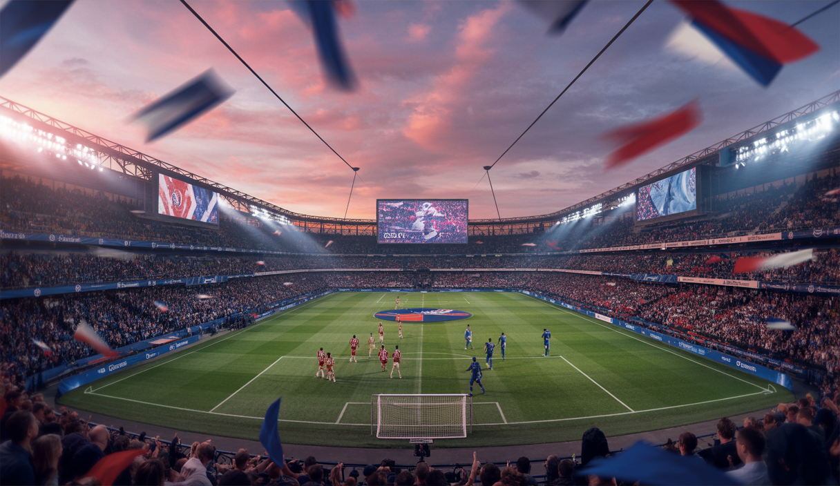 Ambiance électrique lors de la demi-finale PSG-Arsenal.