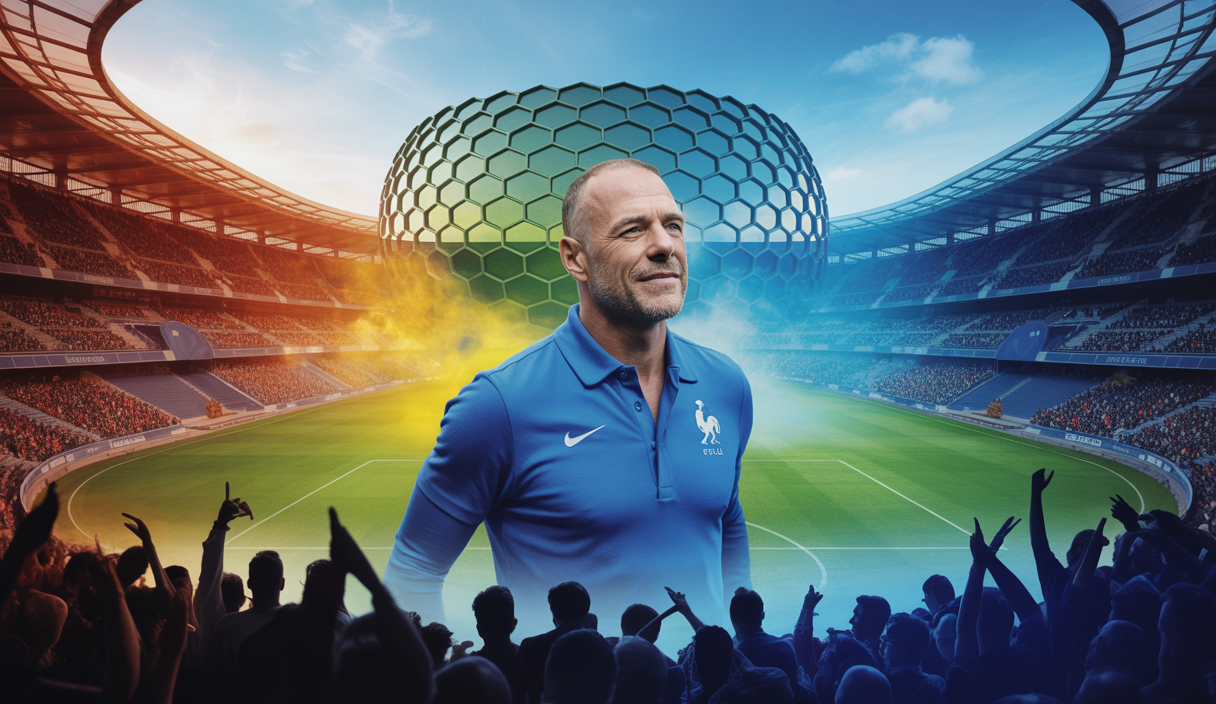 Représentation artistique de la reforme du football français
