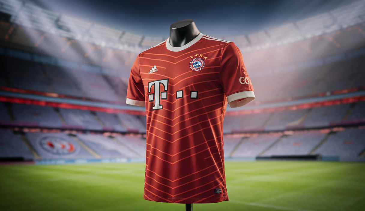 Premier regard sur le nouveau maillot du Bayern Munich
