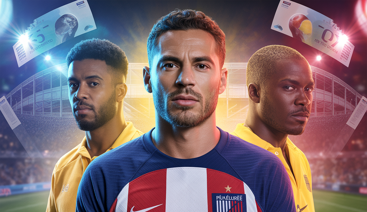 Illustration du transfert de Luis Henrique entre deux grands clubs de football