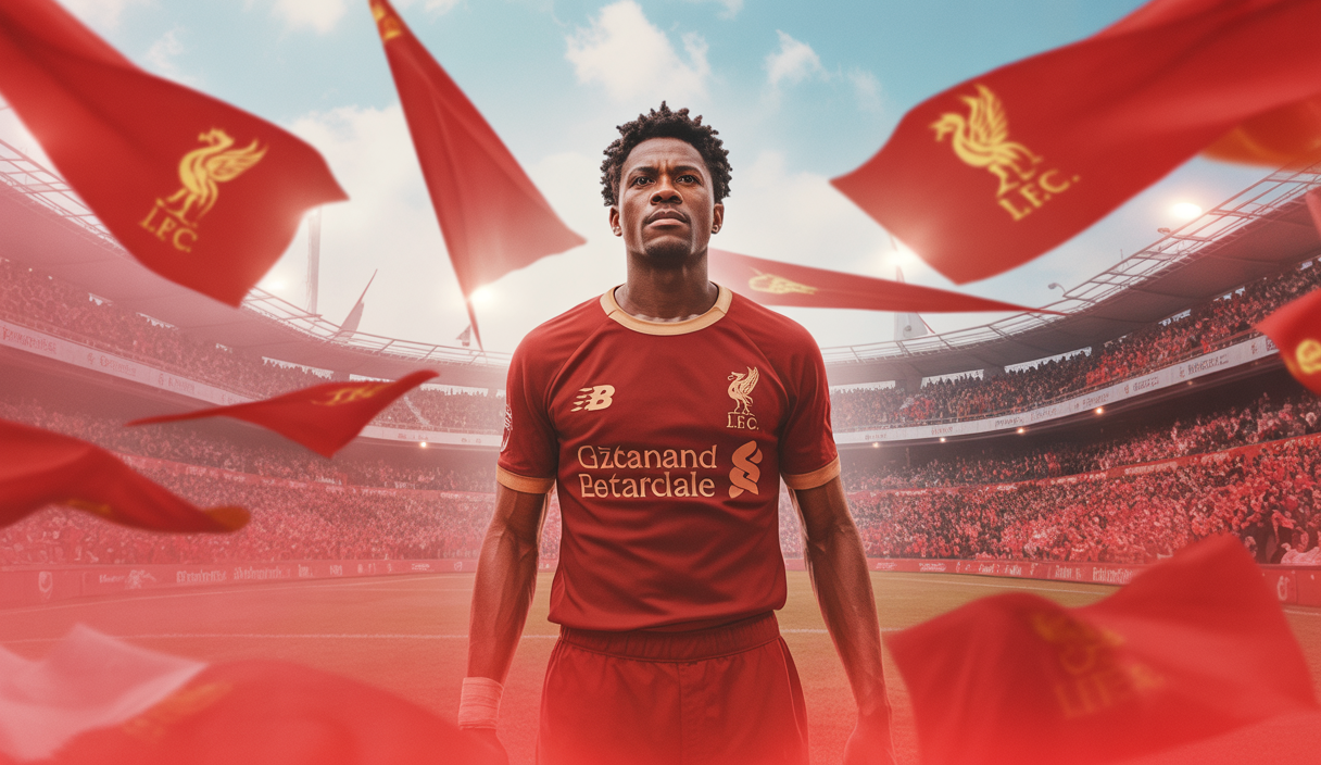 Trent Alexander-Arnold lors de son dernier match avec Liverpool, symbolisant la fin de sa carrière au club.