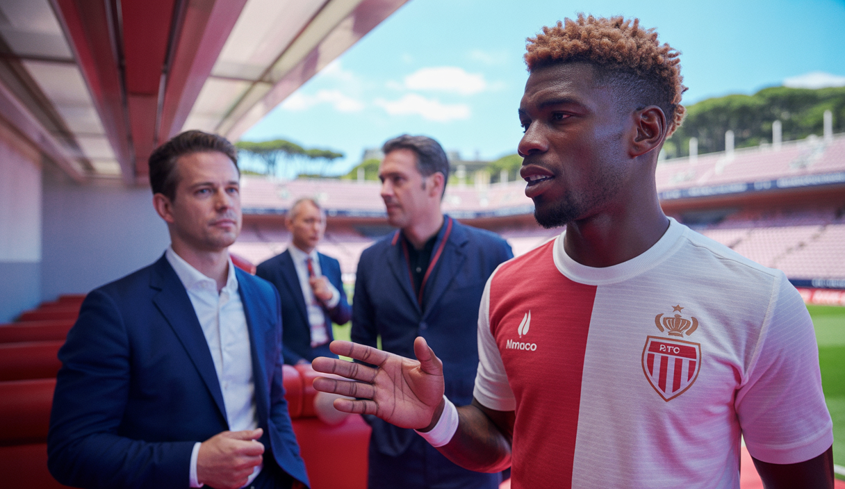 Paul Pogba en discussion avec Monaco et Nico Williams négociant avec le FC Barcelone