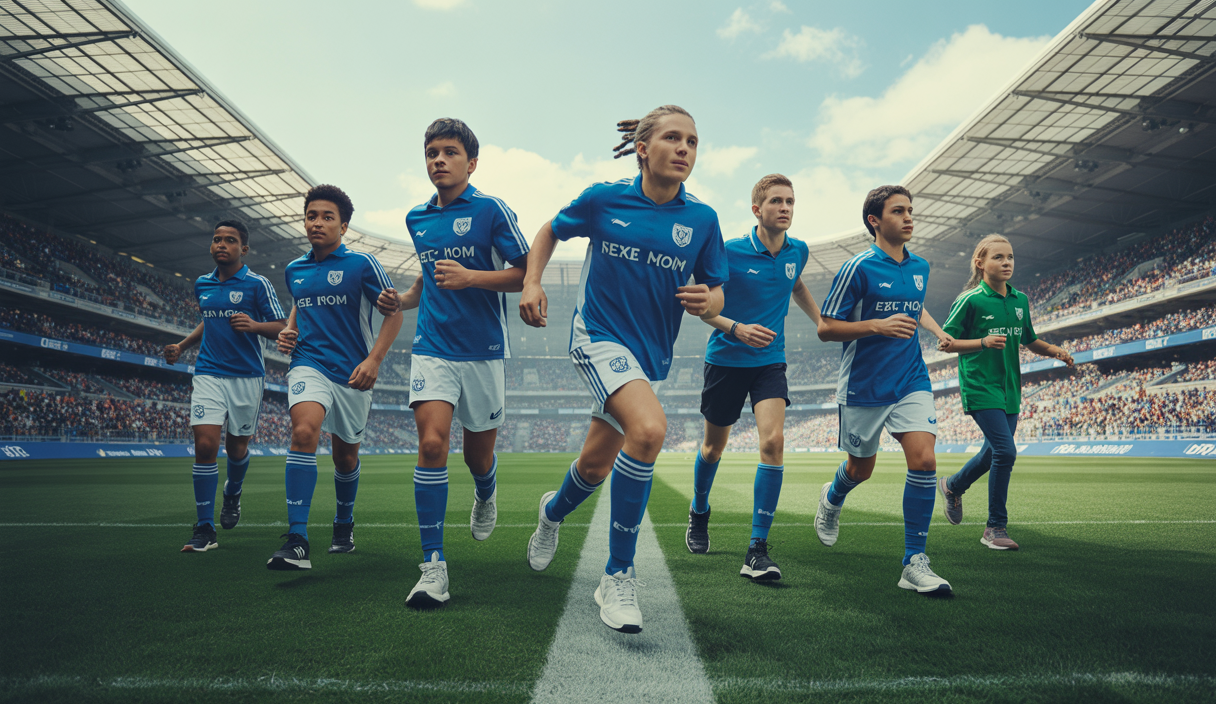 Jeunes talents de l'OM sous la direction de De Zerbi