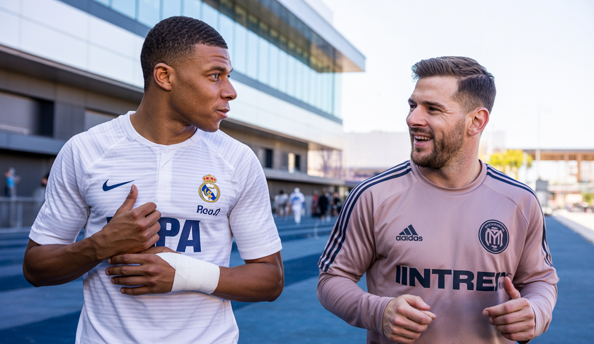 Kylian Mbappé en convalescence après hospitalisation pour gastro-entérite, entraînement progressif à Madrid, Lionel Messi en forme, analyse des impacts sur performances et clubs en 2025