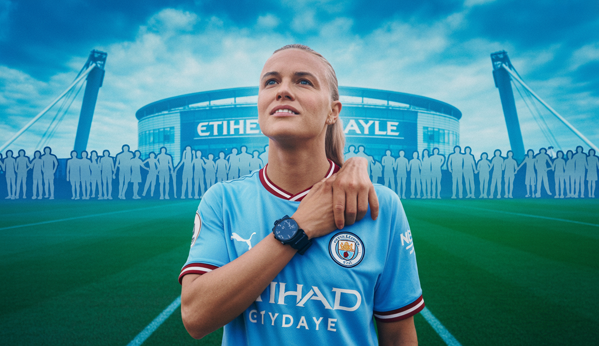Illustration saisissante du transfert de Tijjani Reijnders à Manchester City montrant l'impact stratégique de Pep Guardiola.