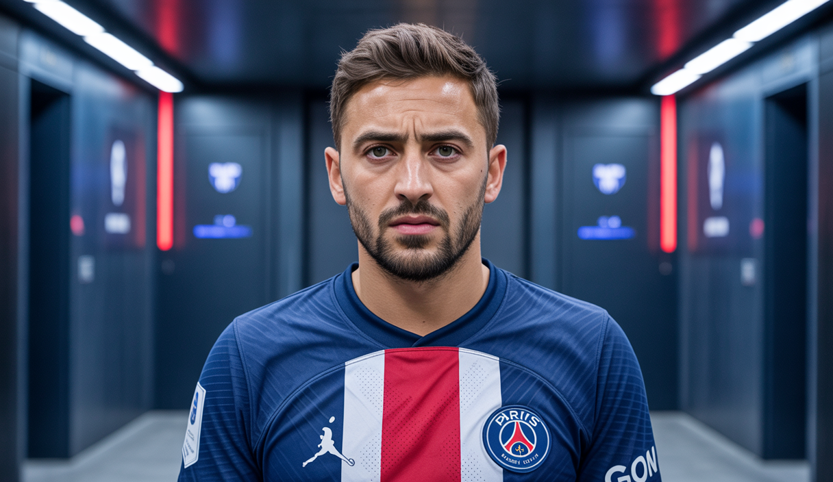 Gianluigi Donnarumma déçu annonçant son départ du PSG après une décision de Luis Enrique, avec un contexte conflictuel et un transfert évalué à 50 millions d'euros