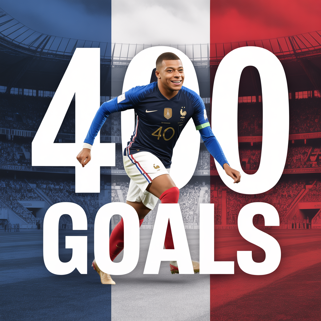 Mbappé 400 buts : France qualifiée Coupe du Monde 2026